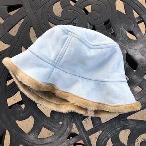 Blue Winter Bucket Hat